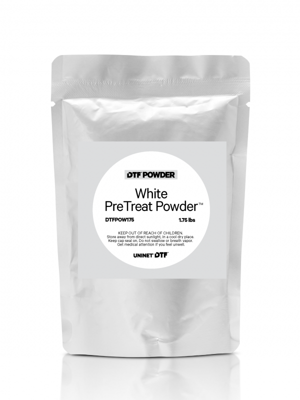 DTF ADHESIVE POWDER 1.75 Bottle White or Black