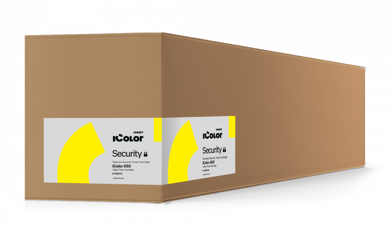 IColor™ 650 Yellow Security toner cartridge (10,000 pages)