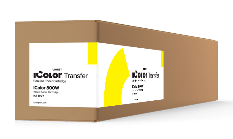 IColor™ 800W CMY toner cartridge (35,000 pages), W(25,000 pages)